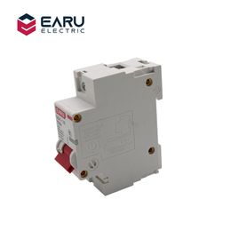 DZ47 400V 1-4P 3-125A C Type Mini Circuit Breaker MCB Circuit de surcharge courte Protecteur 35 mm Din Rail Mount de rupture Capacité 6KA