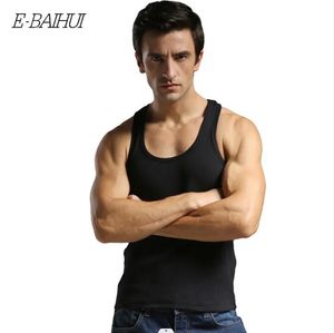 E-BAIHUI Vest Bodybuilding Heren Tank Tops Katoen Casual Man Top Tees Hemd Mode Vest herenonderkleding B001