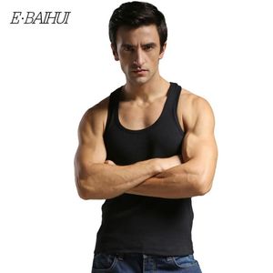 E-BAIHUI Marque Gilet Bodybuilding Hommes Débardeurs Coton Casual Homme Top T-Shirts Maillot De Mode Gilet vêtements pour hommes B001283G