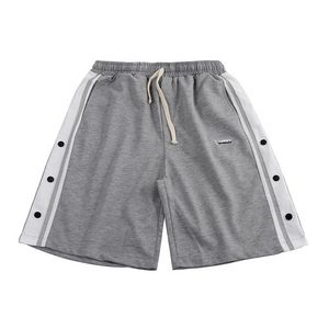 E-Baihui Pantalon de short pour hommes en vrac été 2021 Pople pantalon mâle sportif populaire Pantalon de causalité droite blanc gris x5