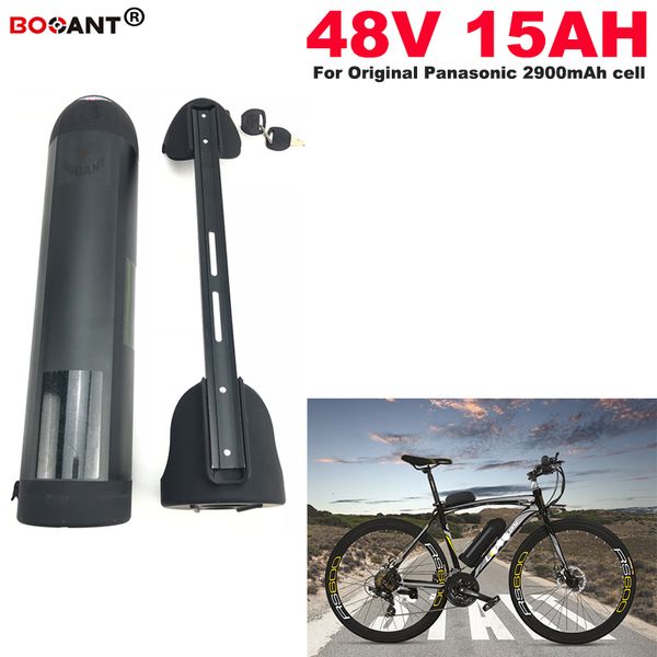 Batería de iones de litio eléctrica para bicicleta eléctrica, 48v, 15ah, 1000W, batería para bicicleta eléctrica, 13S, 48V, UE, EE. UU., libre de impuestos + cargador 2A, envío gratis