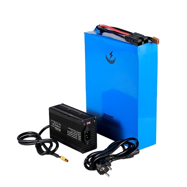 Batterie lithium-ion e-bike 26S 96v 20ah batterie de vélo de scooter électrique 96v 2000w pour cellule Panasonic Sanyo Samsung + chargeur 5A