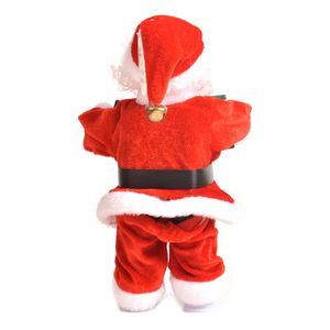 E-book Santa Claus Electric Music Doll gloeien swing swing Children's Toys New Year Gifts Navidad Natal Christmas Decorations for Home