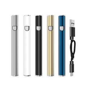 E cig gros vape stylo batterie 510 rechargeable stylos à huile épais style e-cig vape batteries