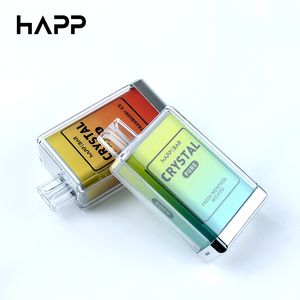 E-sigaret 0,8 Mesh Coil 6000 trekjes 10 vruchtensmaken 1500 mAh Grote batterijcapaciteit Wegwerp Vape Bar Kristallen doos Snelle levering Magazijn in Duitsland