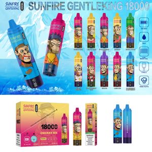 E Cigarette Original Sunfire Vapers 20K 18K 15K FRANCE FRANCE ALLEMAGNE ARCEL AFFICHAGE DISPOSable Vape 15000 18000 20000 Puffs Vaper Bar Alibaba Puff Distributeurs