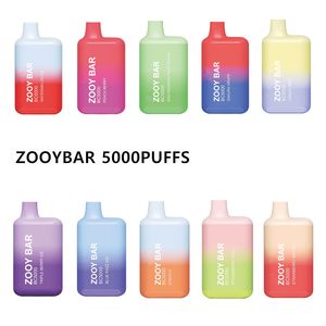 E Cigarettes Original ZOOYBAR BC5000 Disposable Vapes Pod Device 650mah Battery 13ml Tank PK BangXXL Air Bar Plus Kits Stick Portable Vape Gunnpod Elf Hyppe