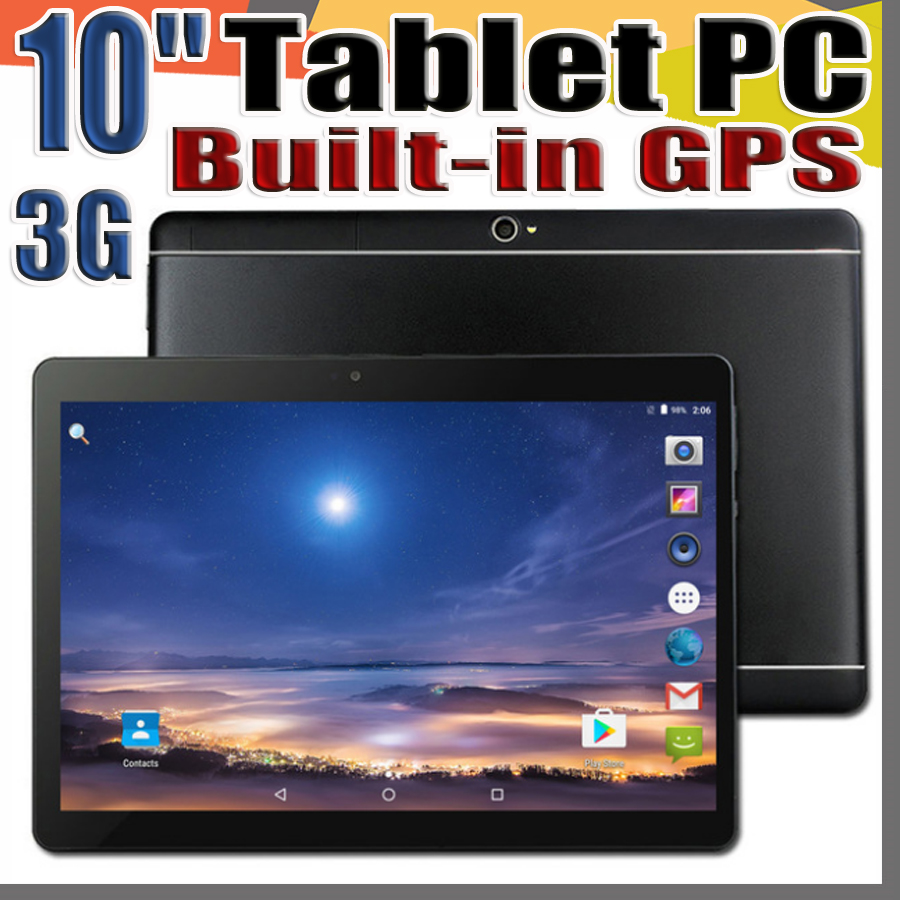 168D Högkvalitativ 10 tum MTK6572 MTK6582 IPS kapacitiv pekskärm Dual SIM 3G Tablet Telefon PC 10 