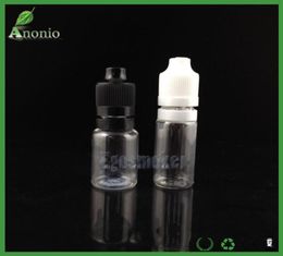 E Botellas de líquido PE Ejuice Tamper Bottle Evident Plass Pet Bottle 10ml Bottle para el sake Capas a prueba de niños Vacío de aceite eliquid Bot3229263