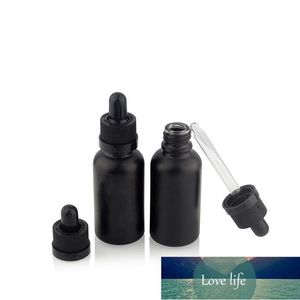 e líquido Reactivo Pipeta Cuentagotas Frasco Negro Vidrio Esmerilado Aceite Esencial Botellas de Perfume 5ml a 100ml