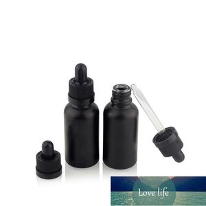 e liquide réactif pipette flacon compte-gouttes verre dépoli noir huile essentielle bouteilles de parfum 5 ml à 100 ml