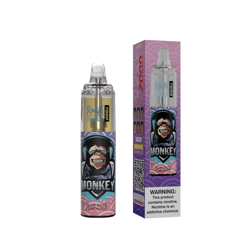 E Shisha Tornado 7000 mono diseño vape desechable 56 colores disponibles E zigarette suministro directo de fábrica