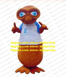 E.T. Costume de mascotte extraterrestre êtres intelligents extra-terrestres personnage de dessin animé adulte fête de vacances mariage mariage zz7640