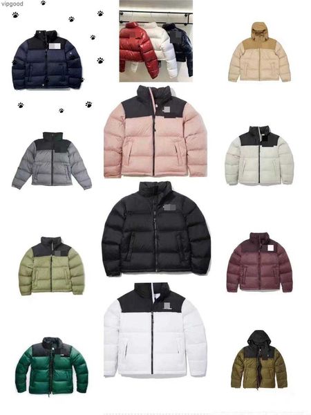 Chaqueta de plumón e Tnf con empalme original puro para el invierno, calidez al aire libre, pan del mismo estilo para hombres y mujeres