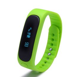 E02 Smart Armband Waterdichte Bluetooth Sports Tracker Smart Horloge Fitness Tracker Passometer Smart Polshorloge Voor iPhone iOS Android Watch