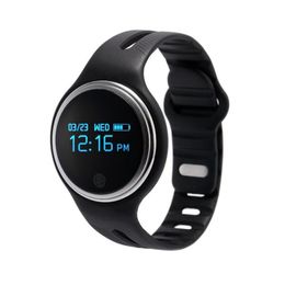 E07 Smart Watch Bluetooth 40 OLED GPS Sports Pidomètre Tracker Smart Smart Bracelet Android iOS Watch PK F33413951