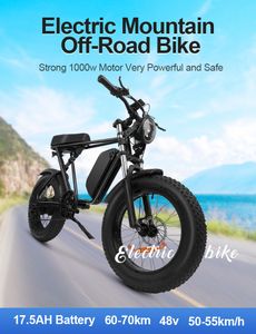 E1 C91 Electric Scooter High End Scooter 1000W Motor Maximale snelheid 5055 km/u Off Road Bicycle USB -oplaadpoort 5 Mode 7 versnellingsverandering 7,3 watt LED -koplampen met stoelen met stoelen