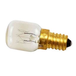 E12/E14 professionnel durable facile à installer remplacement micro-ondes sel lumière four ampoule résistant à la chaleur cuivre Base 15W 25W H220428