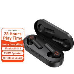 E20 E20 Wireless Bluetooth Earbuds Hifi Music Eletphone With Mic Headphones Sports Headsofroping Headset Tws Display Digual In-Ear Headset Esports Gaming Long Life