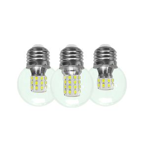 Ampoules LED E26 E27 1W 2W 3W lumières colorées G45 rondes 3 couleurs à intensité variable 5W 7W 9W LED ampoule d'éclairage décorative de noël USALIGHT