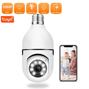 E27 1080P Gloeilamp Camera Two-Way Audio Kleur Nachtzicht Wifi Camera Smart Home 5x Digitale Zoom Indoor security Monitor Tuya