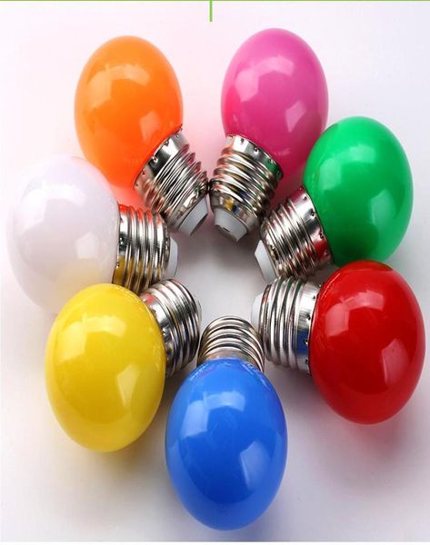 E27 220 V SMD 2835 Bombillas Lamparas 1 W 3 W ampoule LED colorée pour lustre nouvel an décoration de noël lumières LED rouge bleu 8844104