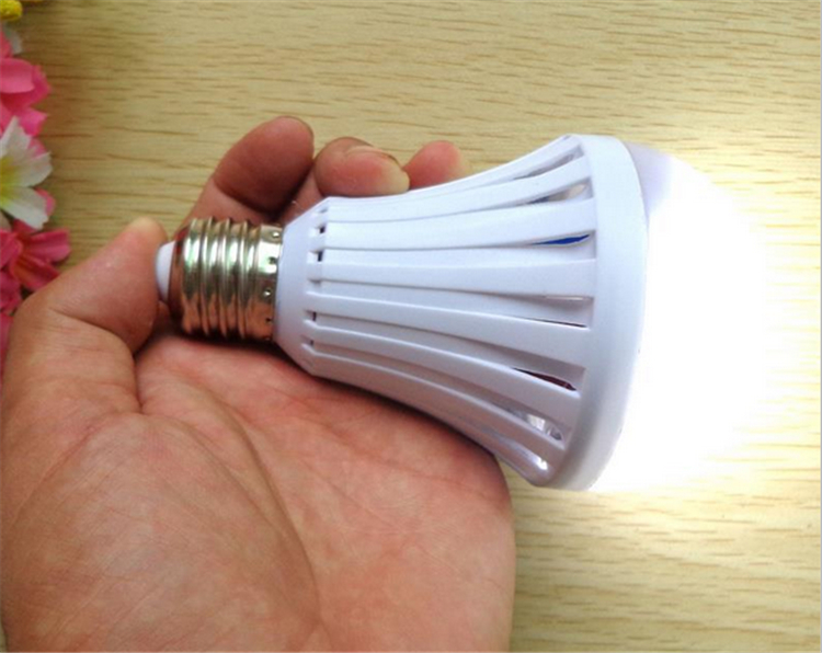 E27 7W 9W 12W 15W LED Emergency Bulb Lamp Water Light Manual Automatic control 180 degree light Street vendors use Home Lamps