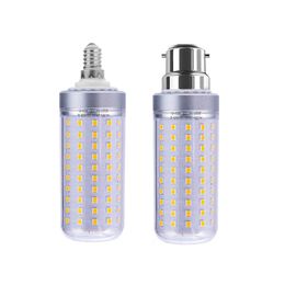 E27 E14 E12 Drie kleuren LED maïs lampen High Power 12W 16W SMD2835 kaarsenbol kroonluchter kaarsen LED -licht voor woningdecoraties Usalight