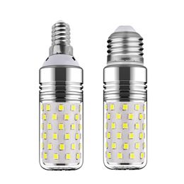 E27 E14 E12 Drie kleuren LED maïs lampen High Power 12W 16W SMD2835 Candle Bulb Kroonluchter Kaarsen LED Licht voor Home Decoratie Usastar