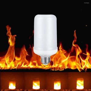 Ampoule à flamme E27/E26, lampe à feu, lumière LED scintillante, effet dynamique, atmosphère créative et décorative pour la maison