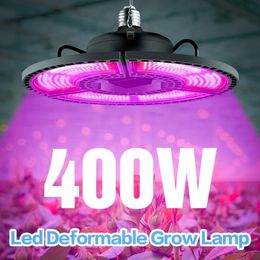 E27 Grow Light 100W 200W 300W 400W Lumières LED de luminosité High AC85-265V lampe déformable pour les plantes Hydroponics Tent2911