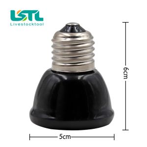 E27 Warmtelamp Pet Reptile Far Infrarood Keramische verwarmingslamp 220V MINI WARMTE ZELD LICHT BOLB 25W 50W 75W 100W 150W 200W