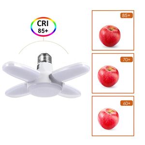 E27 LED -lampventilator Blade Timinglamp 220V 110V 28W LED INDUSTRIËLE LICHT BLILB LAMP VOOR HUISPLADING LICHT GARAGE LICHT