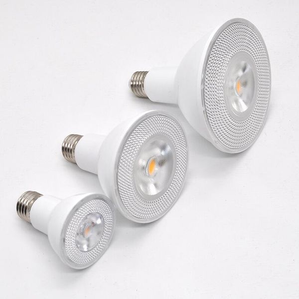 Foco LED E27 9W 15W 18W LED Downlight par20 par30 par38 bombillas LED para lámpara AC85 ~ 265V luz de techo iluminación del hogar