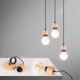 E27 Nordic Modern Plafond Pendant Light Simple Industrial Vintage Hanging Lampe Chandelier For Indoor Home Restaurant Living Room