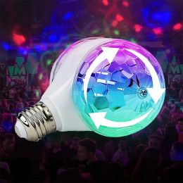E27 RGB Disco Lights Strobe Light 6W AC85-265V DJ Stage Lamp Lamp voor vakantie verjaardagsfeestje club Halloween Home Decoratie