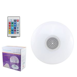 E27 UFO RGB BULB LICHT 18W 30W 48W RGBW Bluetooth -muziekluidspreker naar ons verzonden