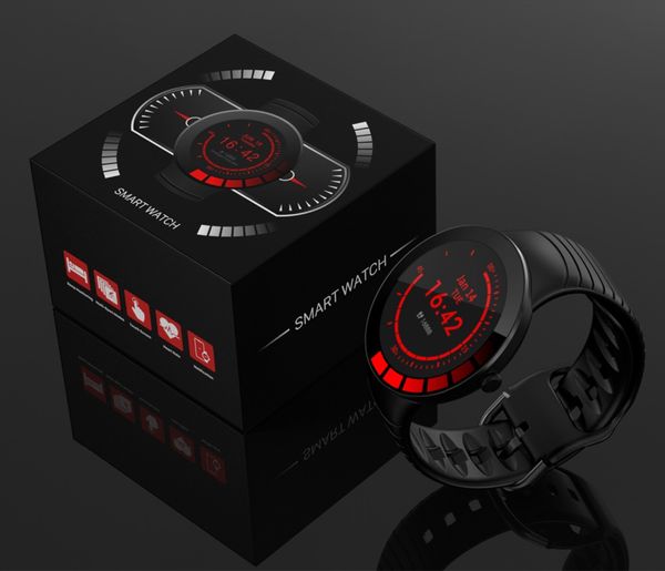 E3 rond plein écran tactile montre intelligente ECG PPG fréquence cardiaque pression artérielle Bluetooth IP68 étanche Sport Fitness montre Bracelet intelligent cadeau