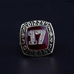 E4k9 Bagues commémoratives de créateurs 1930-1947 Star Dizzy Dean Hall of Fame Ring Jersey No. 17 Championship Ring Eu8q Zkn0