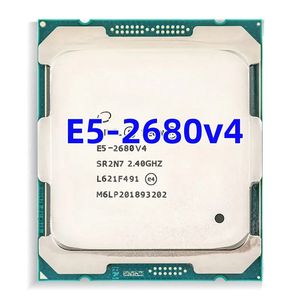 E52680V4 E5 2680 V4 Soutient X99 Cartes mères 240 GHz 14Core 35M 14NM LGA20113 TPD 120W CPU de haute qualité 240326