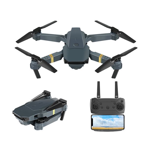 E58 Mini Drones HD double caméra 4K WiFi RC pliable quadrirotor Mode sans tête un bouton clé radiocommande jouets