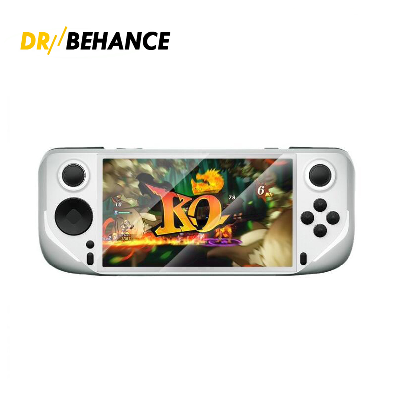 E6 Handheld Game Console Portable Video Game Support 5-tums IPS-skärm 60Hz Screen Retro Gamebox 10000 Games Children's Gift