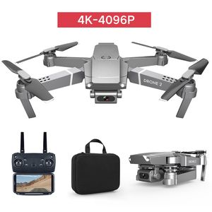 E68 4K HD Cámara WIFI FPV Mini Juguete Drone para Principiantes, Simuladores, Pista de Vuelo, Velocidad Ajustable, Mantenimiento de Altitud, Cuadricóptero con Foto de Gestos, Regalo para Niños, USEU