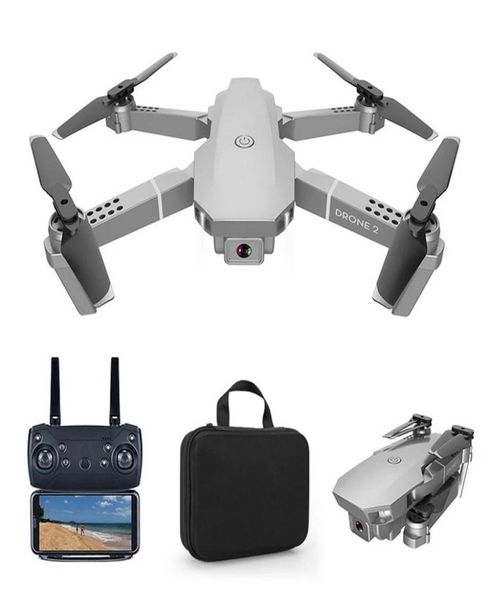 E68 Mini RC Drone 4K HD Cámara Wifi FPV Modo de retención de altura brazo plegable Quadcopter Dron GPS juguete Kid039s Gift6145994