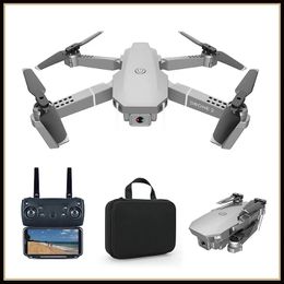 E68 Mini petit Drone 4K caméra adultes enfants télécommande avion jouet une touche retour commande vocale UAV pour les débutants