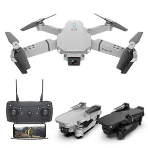 Drone E88 avec grand Angle HD 4K 1080P, double caméra, maintien en hauteur, Wifi RC, quadricoptère pliable, jouet cadeau