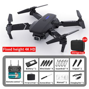 E88 PRO 4K Drones avec grand angle HD 1080P Dual Caméra Head Head Head Headcopter Droncopter Droncopter Droncopter Jouet DHL SHIP