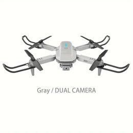 E88 Pro Drone Quadcopter UAV con cámara dual, mantenimiento de altitud, operación con una sola tecla, luces LED, material ABS duradero, regalo perfecto para adultos