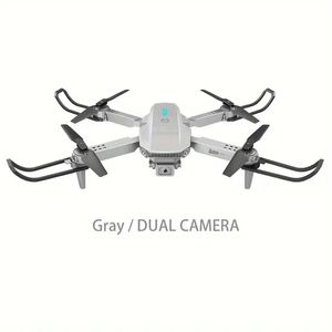 E88 Pro Drone Quadcopter UAV met dubbele camera, hoogtevaststelling, bediening met één toets, LED-verlichting, duurzaam ABS-materiaal, perfect cadeau voor volwassenen