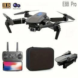 Drone E88 Pro con cámara HD, retención de altura plegable RC Quadcopter, regalo de juguete para principiantes con Control remoto
